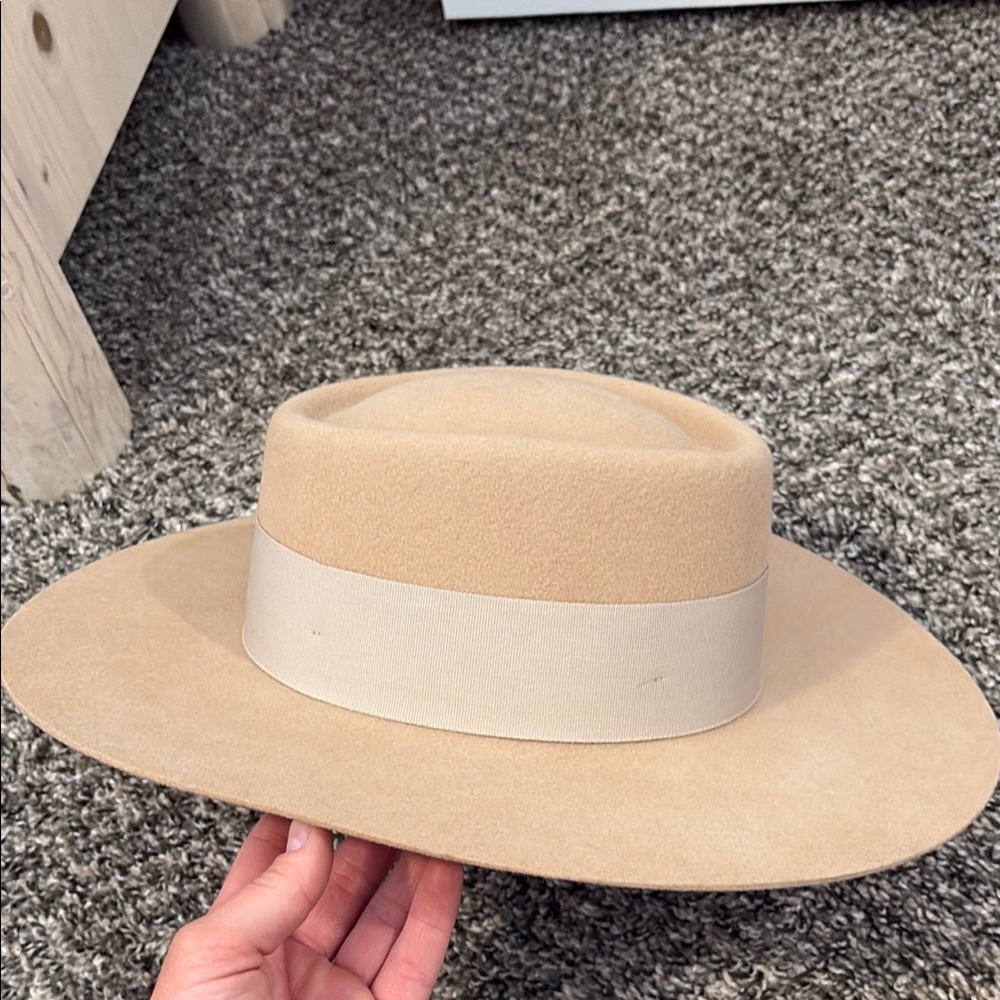 Classic Tan Fedora Hat
